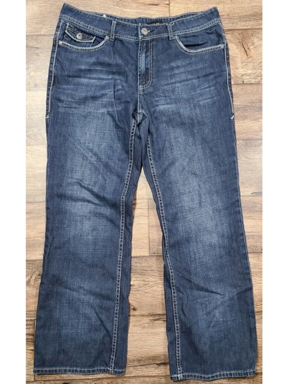 Buffalo Jeans Blue Denim Western Bootcut Cotton Button Pockets Men's W36 L32